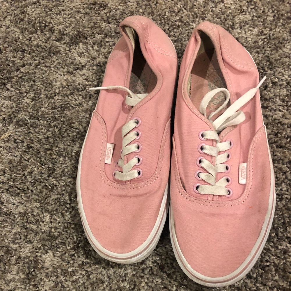 Light pink Vans